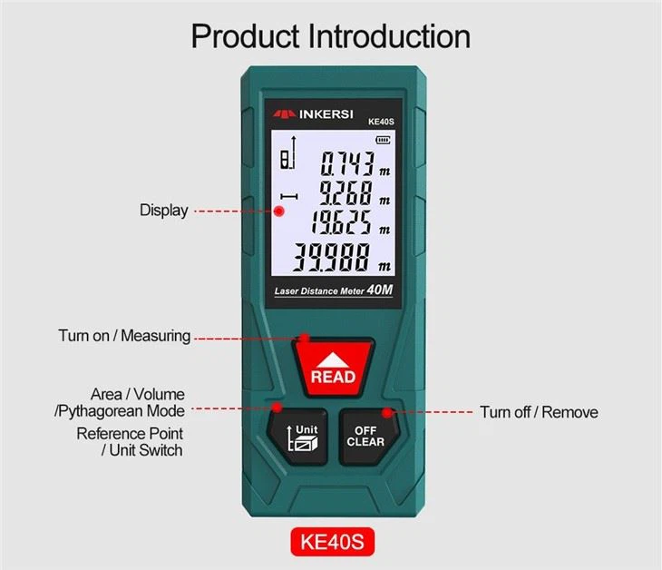 INKERSI KE100 Laser Distance Meter04
