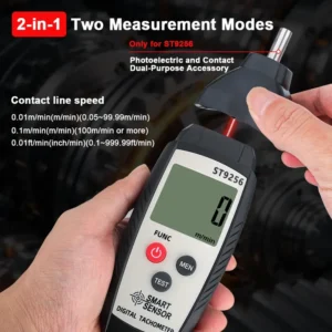 Smart Sensor ST9256 2 in 1 Contact Non contact Digital Tachometer (6)