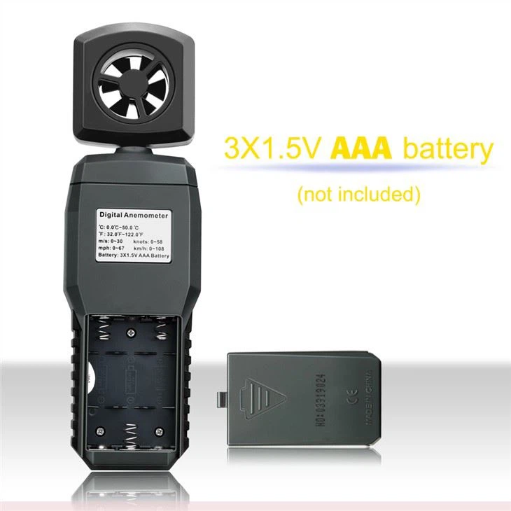 Smart Sensor ST9606 Color LCD Digital Anemometer (4)
