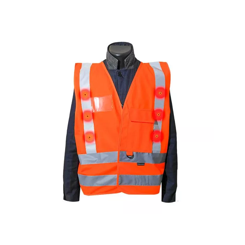 k safe led safety vest orange (3)