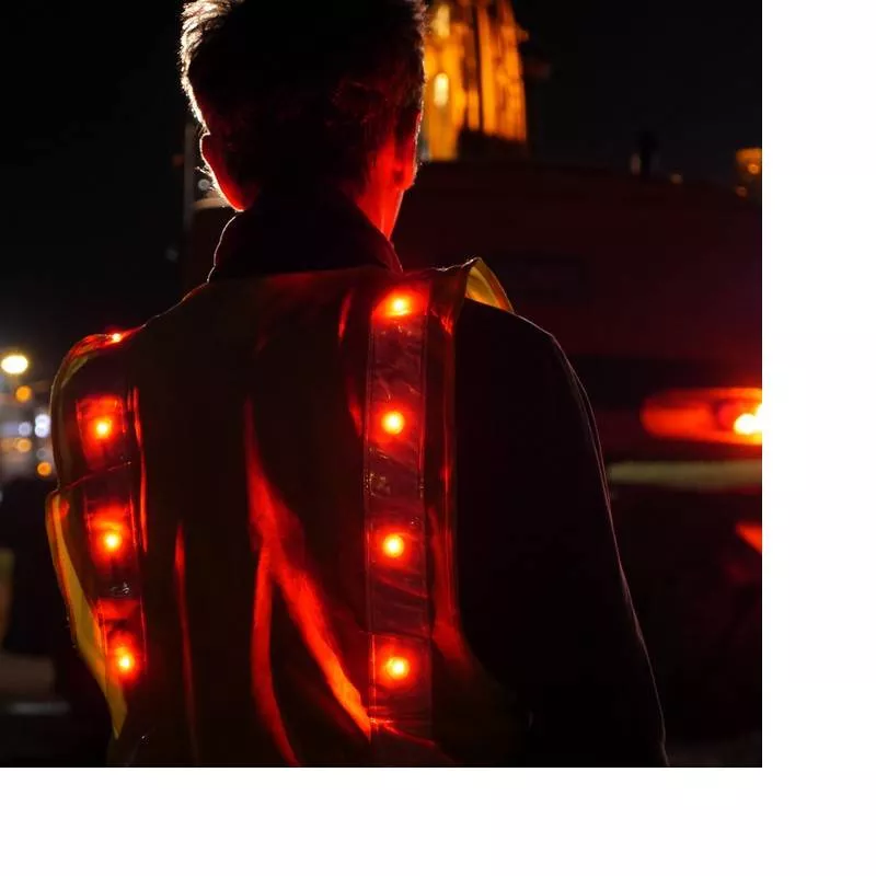 k safe led safety vest yellow (7)