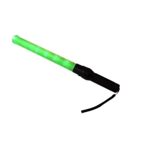 k sign led traffic baton green